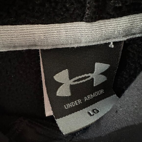 Under Armour Men's Large Black & Blue Hoodie - Picture 3 of 13